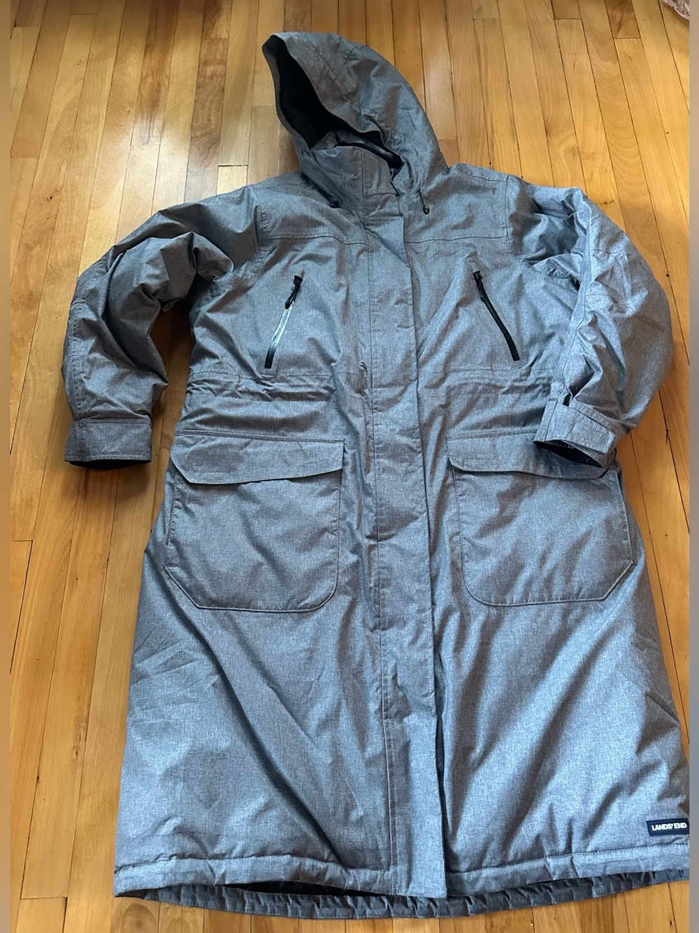 Lands' End Women's XL/P Squall Waterproof Insulated Winter Stadium Coat